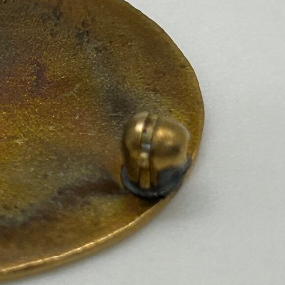 120/14K Gold Filled Brooch Oval 1 Inch Cee Tee Jewelry Vintage Elegant - Picture 7 of 16